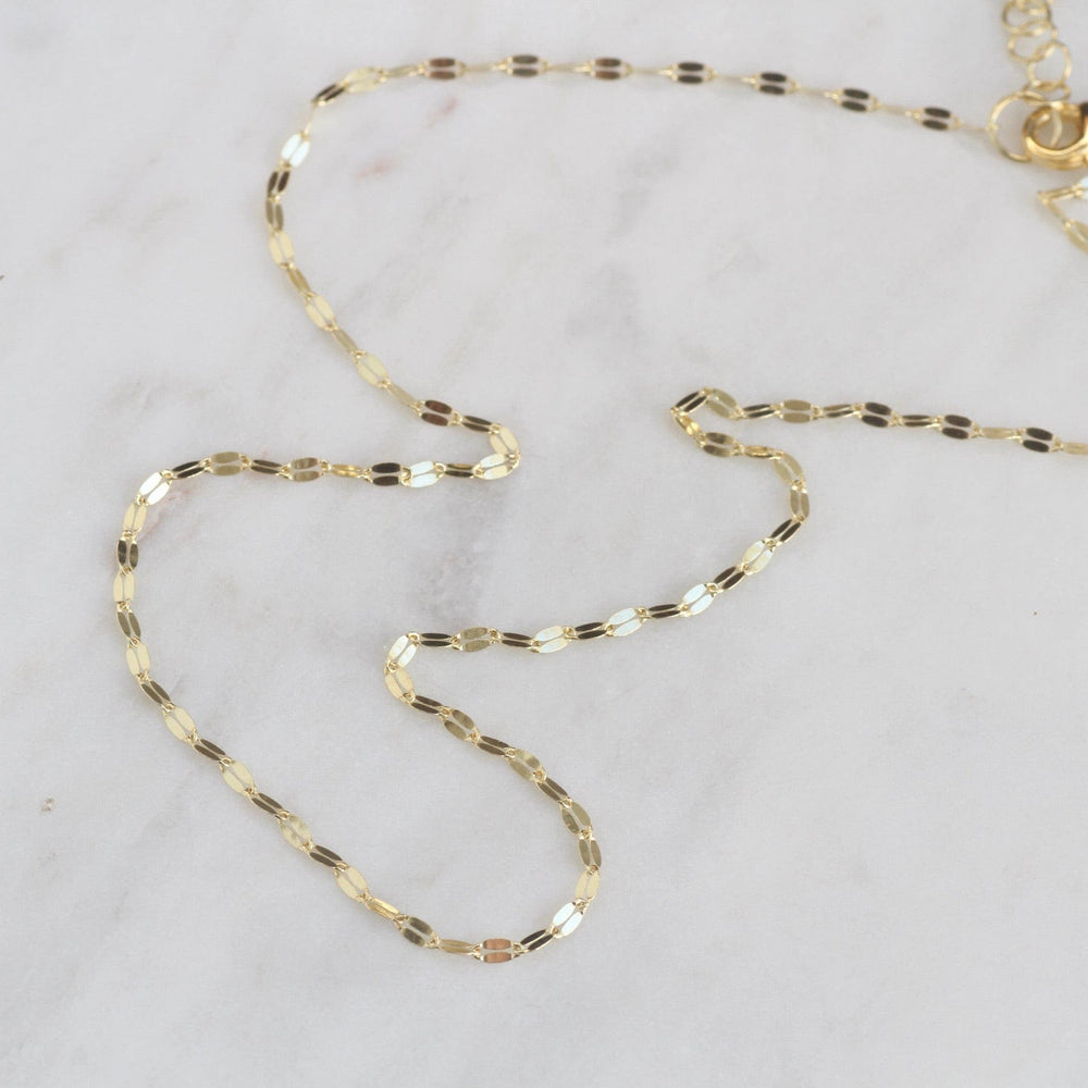 
                      
                        NKL-VRM Gold Vermeil Tiny Link Necklace
                      
                    