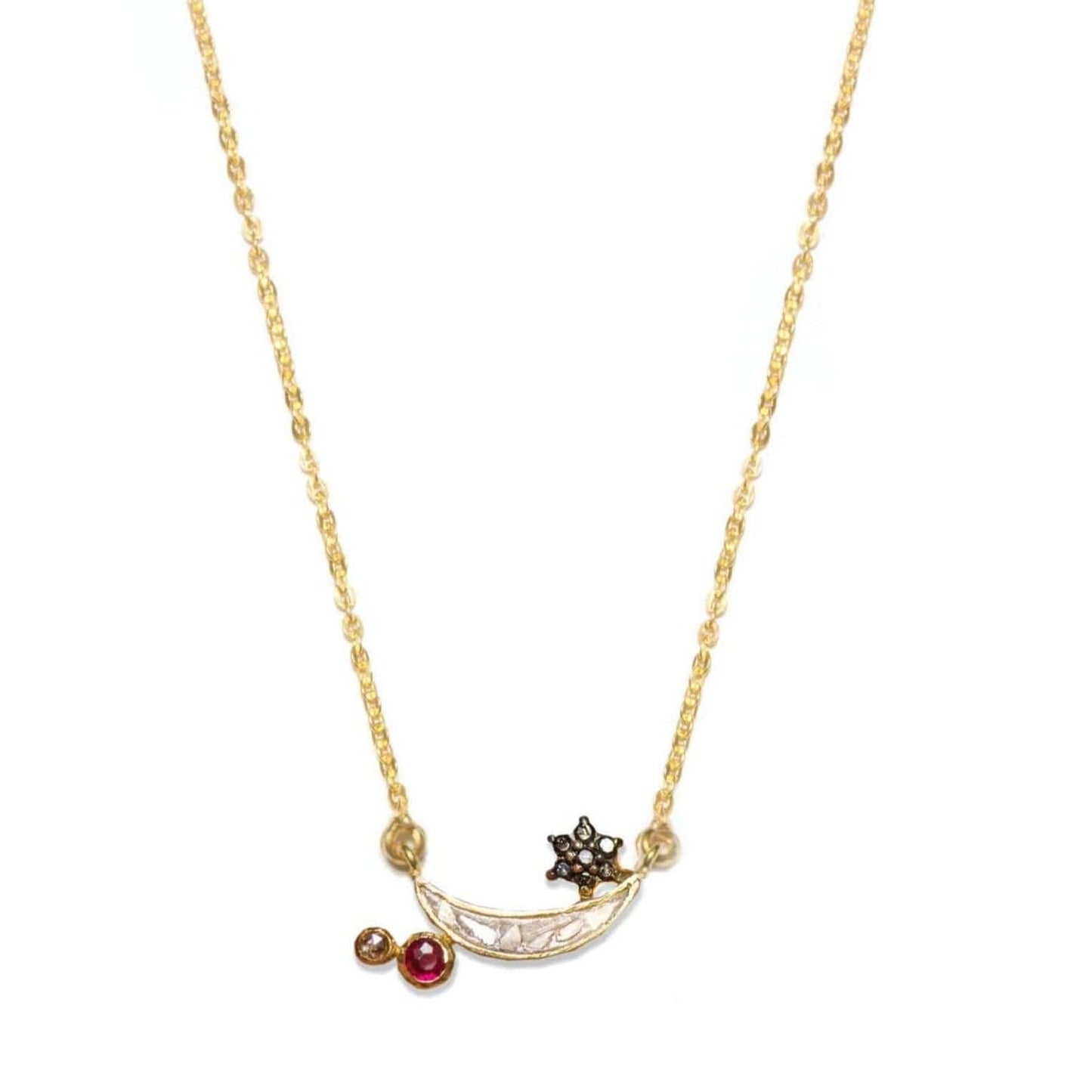 NKL-VRM Kolar Gold Vermeil Pendant Necklace