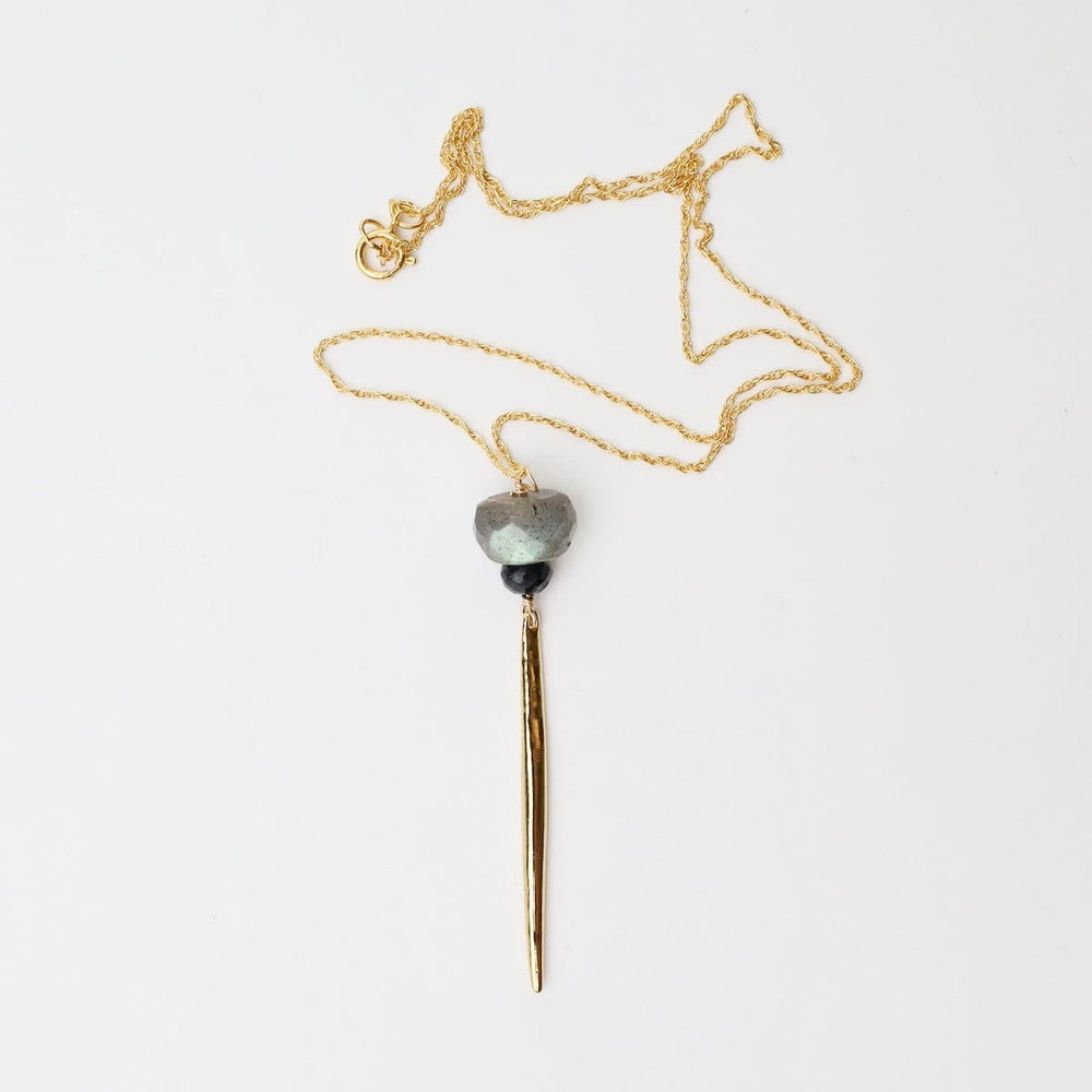 
                  
                    NKL-VRM Labradorite Icicle Pendant Necklace
                  
                