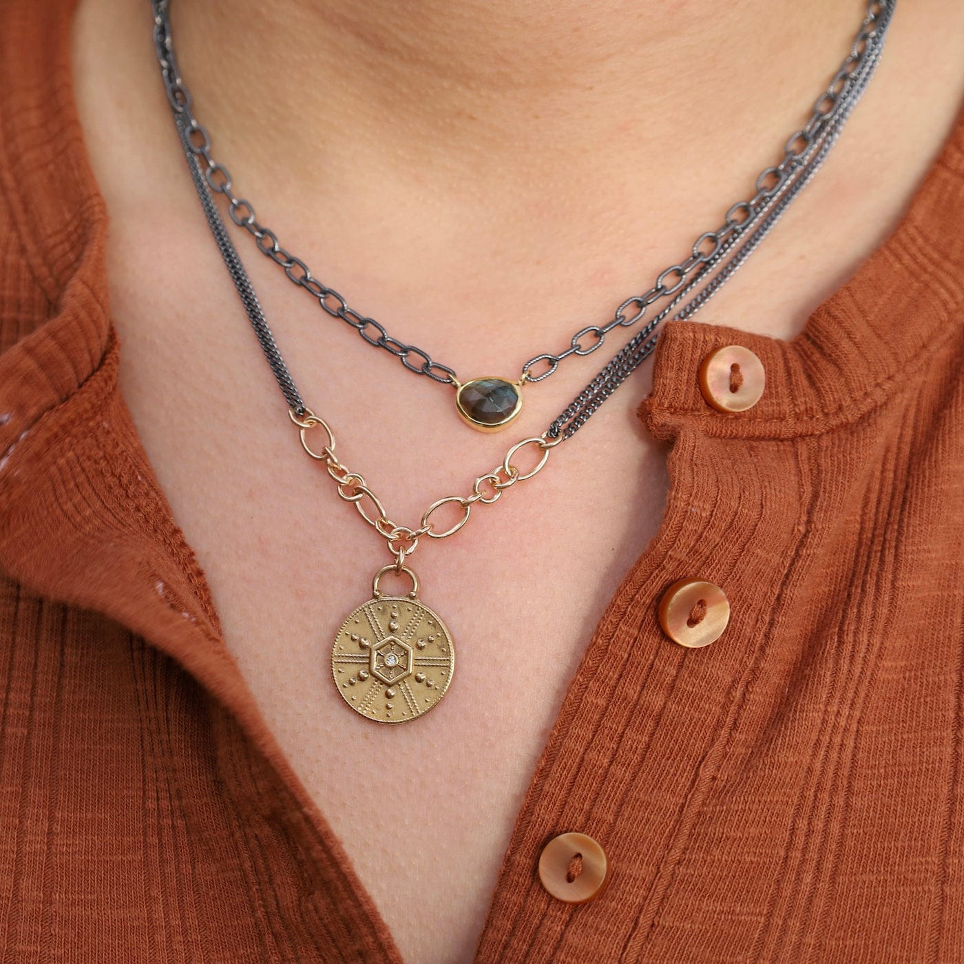 NKL-VRM Labradorite Jolie Necklace