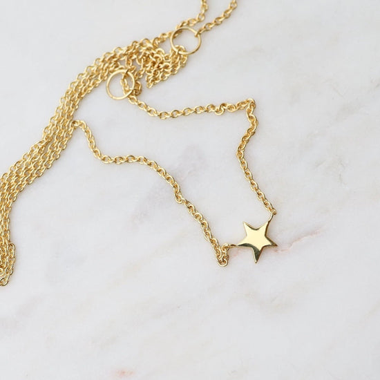 NKL-VRM Little Star Necklace - Gold Vermeil