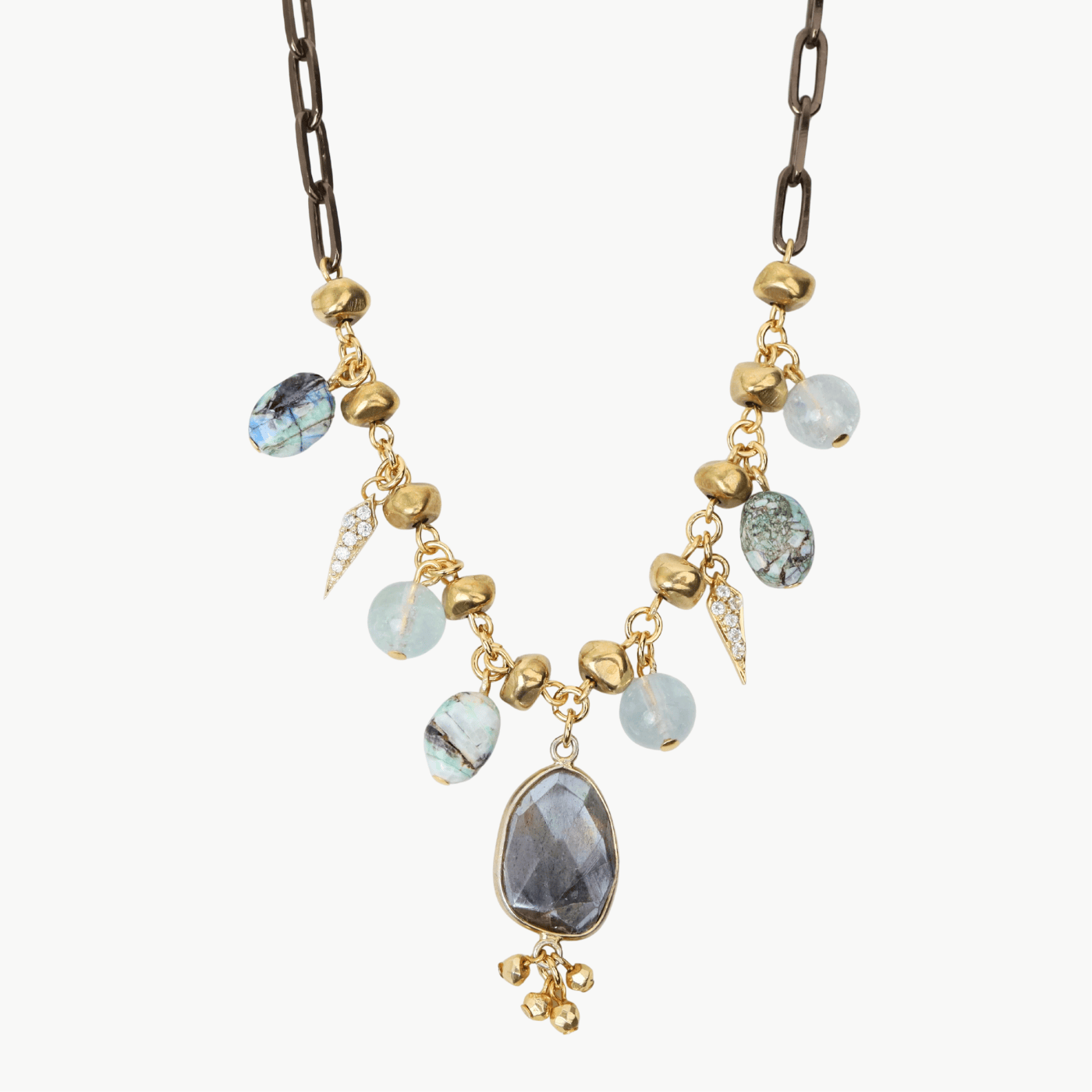 NKL-VRM Meadow Droplet Necklace