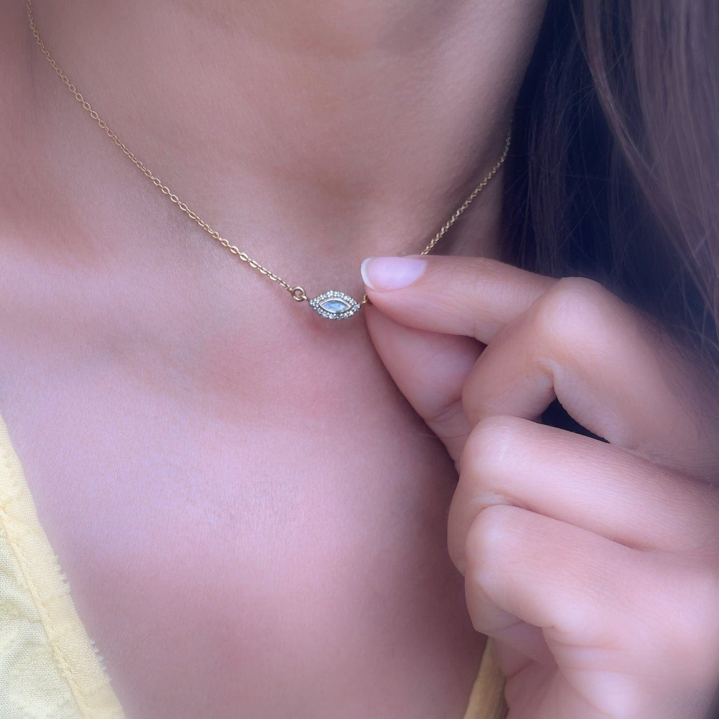 NKL-VRM Mini Gisela Gold Vermeil Pendant Necklace