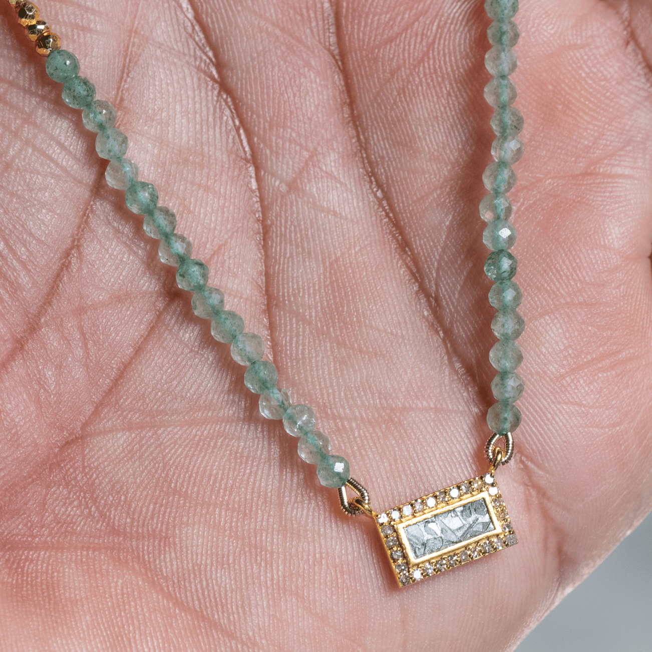 NKL-VRM Mizar Gold Vermeil Beaded Necklace