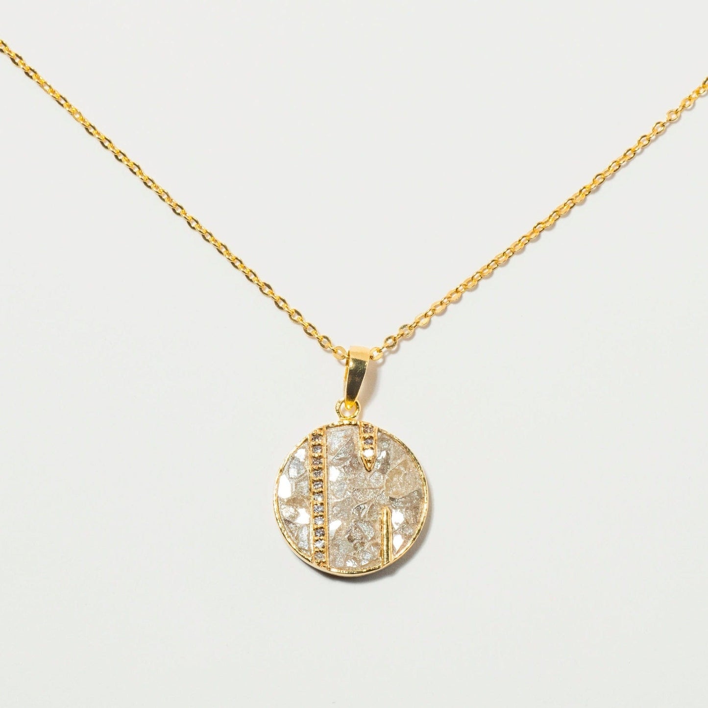 NKL-VRM Rumeli Gold Vermeil Pendant Necklace