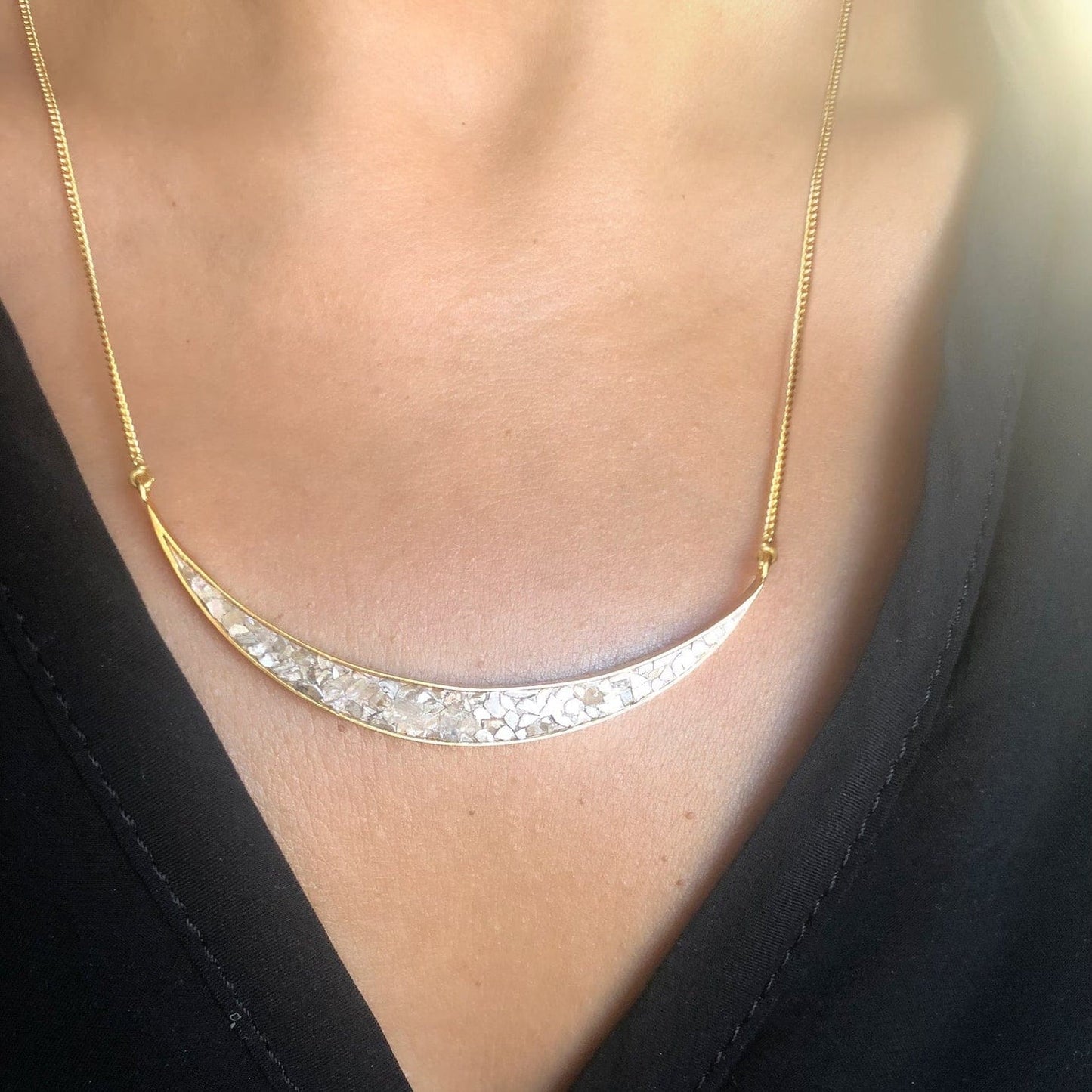 NKL-VRM Thane Gold Vermeil Pendant Necklace