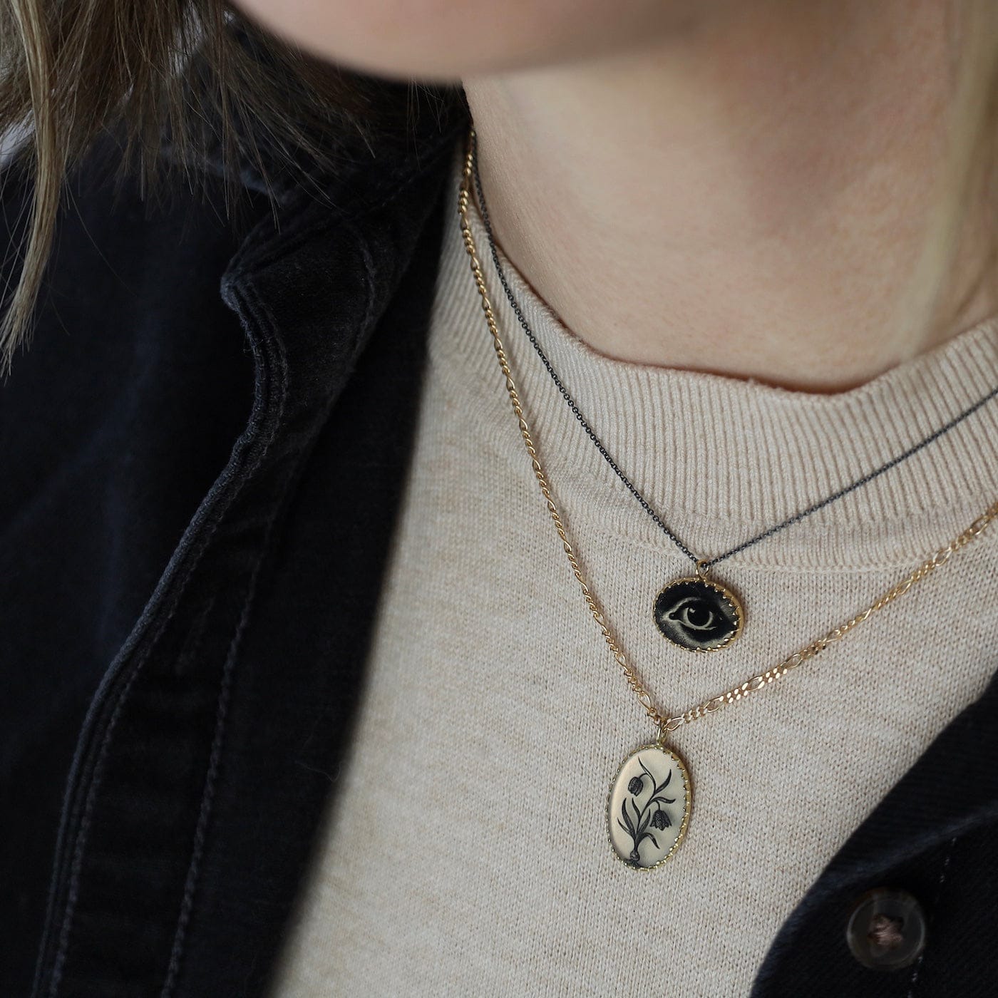 NKL-VRM The Tulips Figaro Necklace