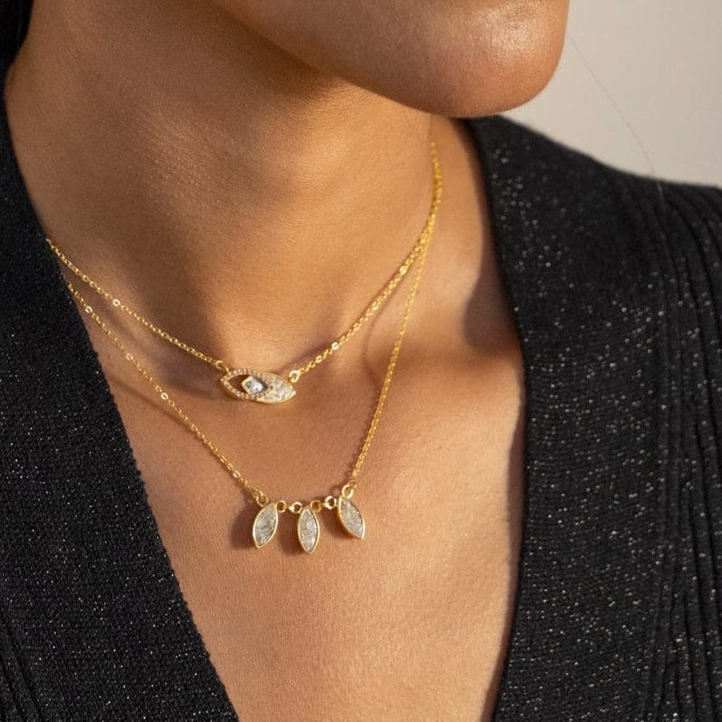 NKL-VRM Yara Gold Vermeil Pendant Necklace