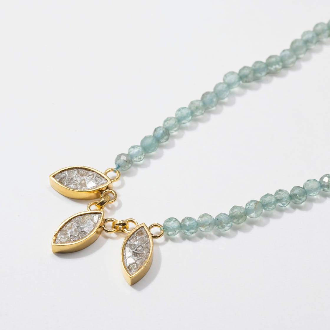 NKL-VRM Zera Gold Vermeil Beaded Necklace