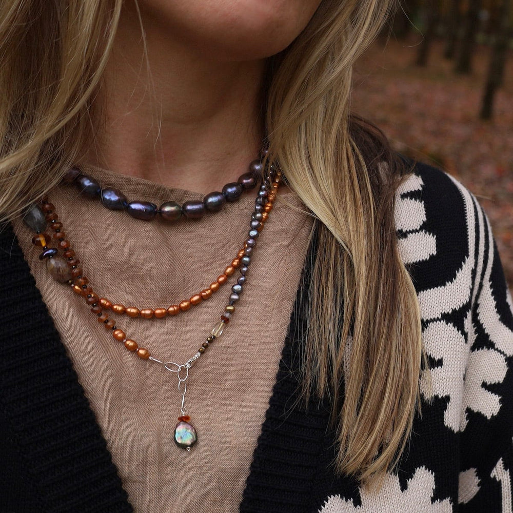 
                      
                        NKL Warm & Cool Mix Long Necklace
                      
                    