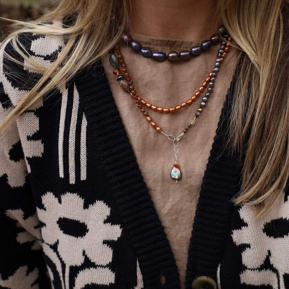 
                      
                        NKL Warm & Cool Mix Long Necklace
                      
                    