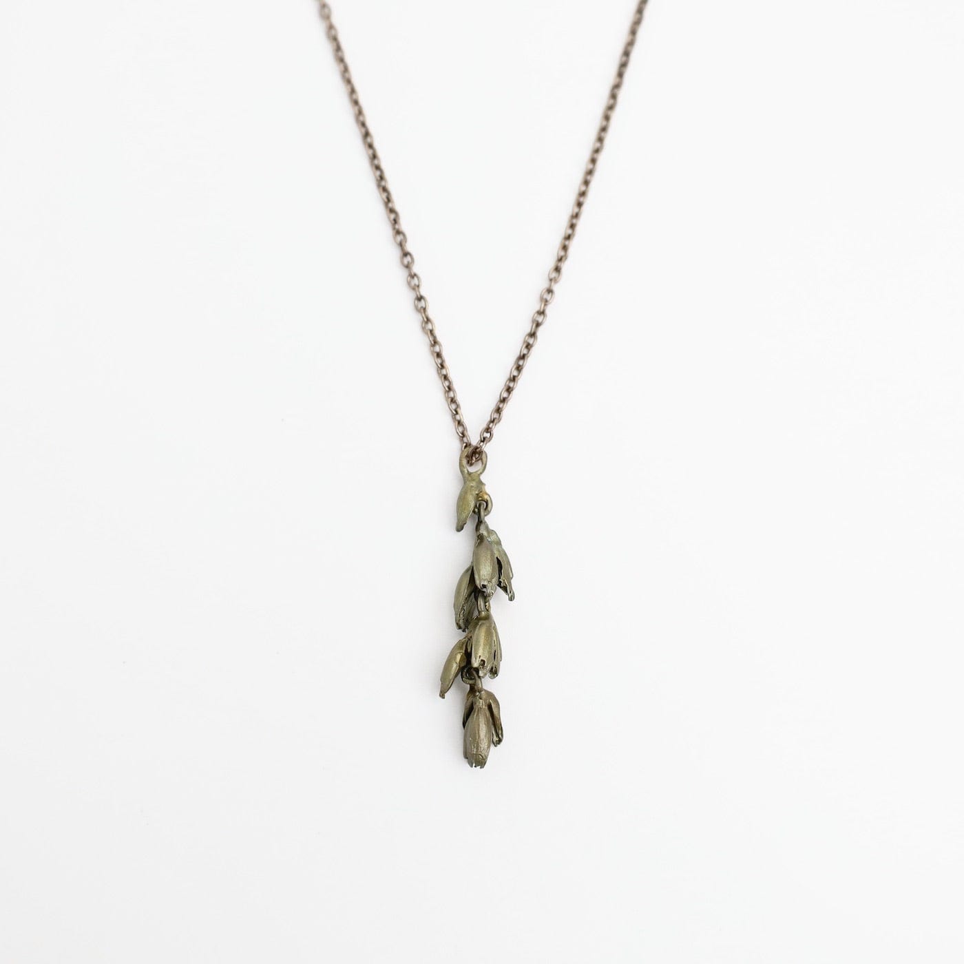 NKL Wheat Pendant Necklace