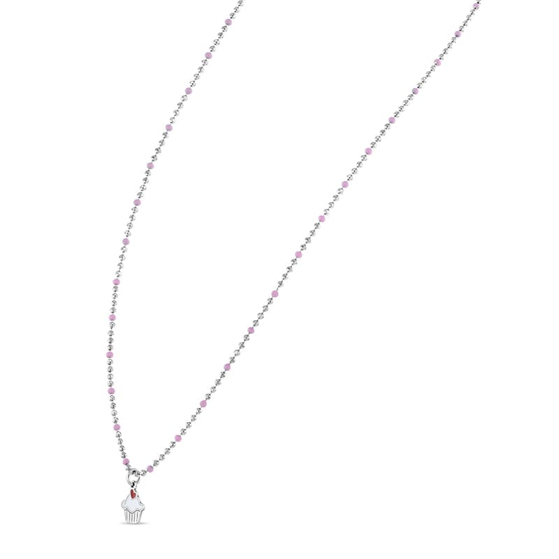 
                      
                        NKL White Cupcake Satellite Girls Necklace
                      
                    