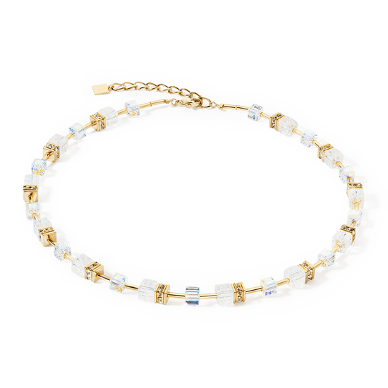 NKL White GeoCube Iconic Necklace
