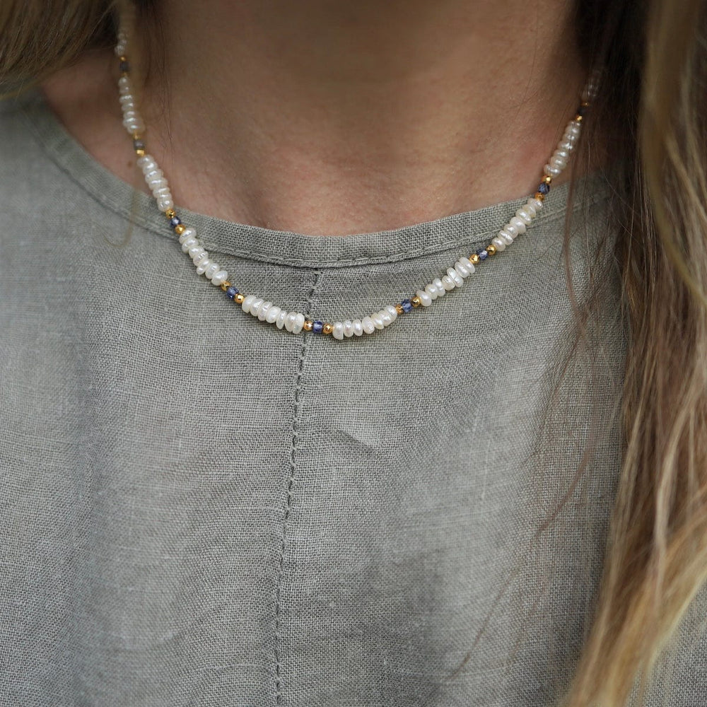 NKL White Pearl Necklace