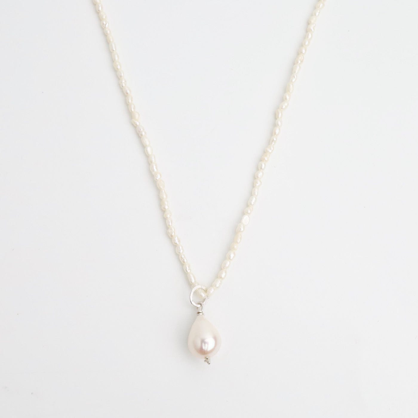 Load image into Gallery viewer, NKL White Seed Pearl Nekclace

