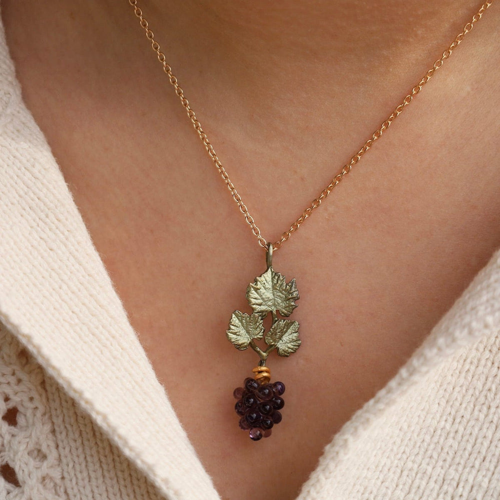 
                  
                    NKL Wild Grape Vine Dainty Pendant Necklace
                  
                