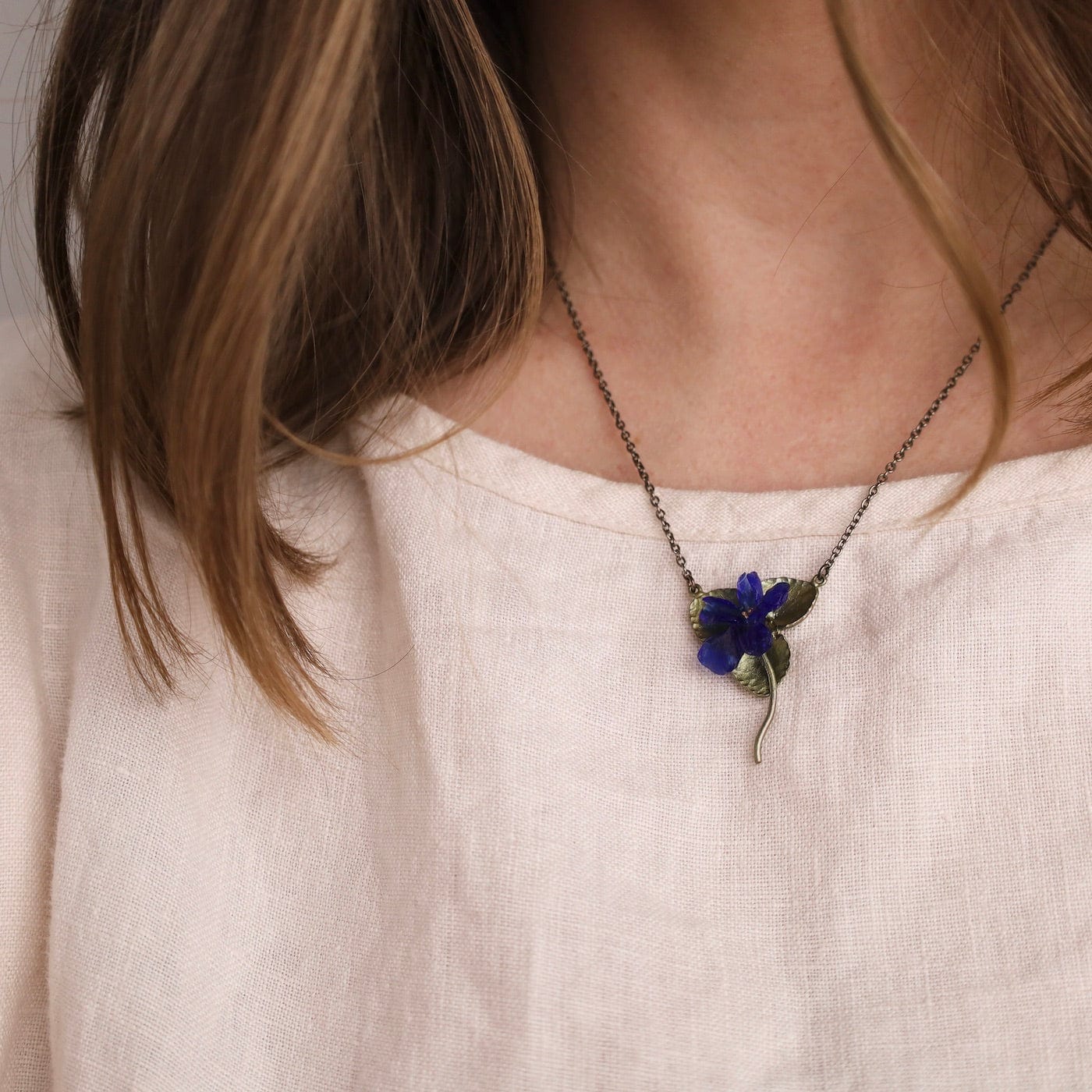 NKL Wild Violet Dainty Pendant