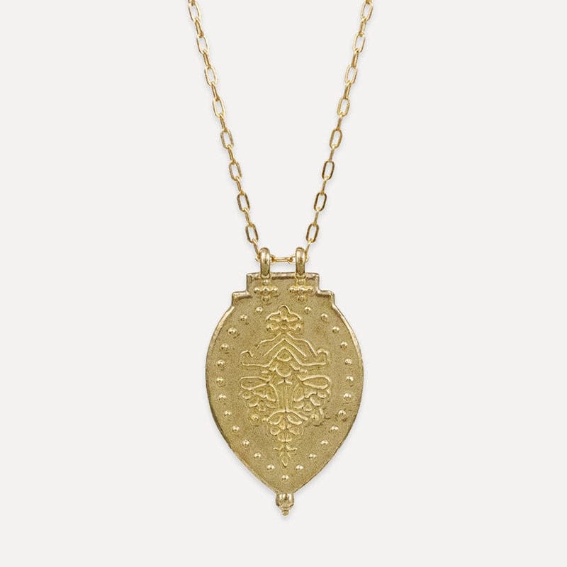 NKL-YB Laxmi Shield Necklace