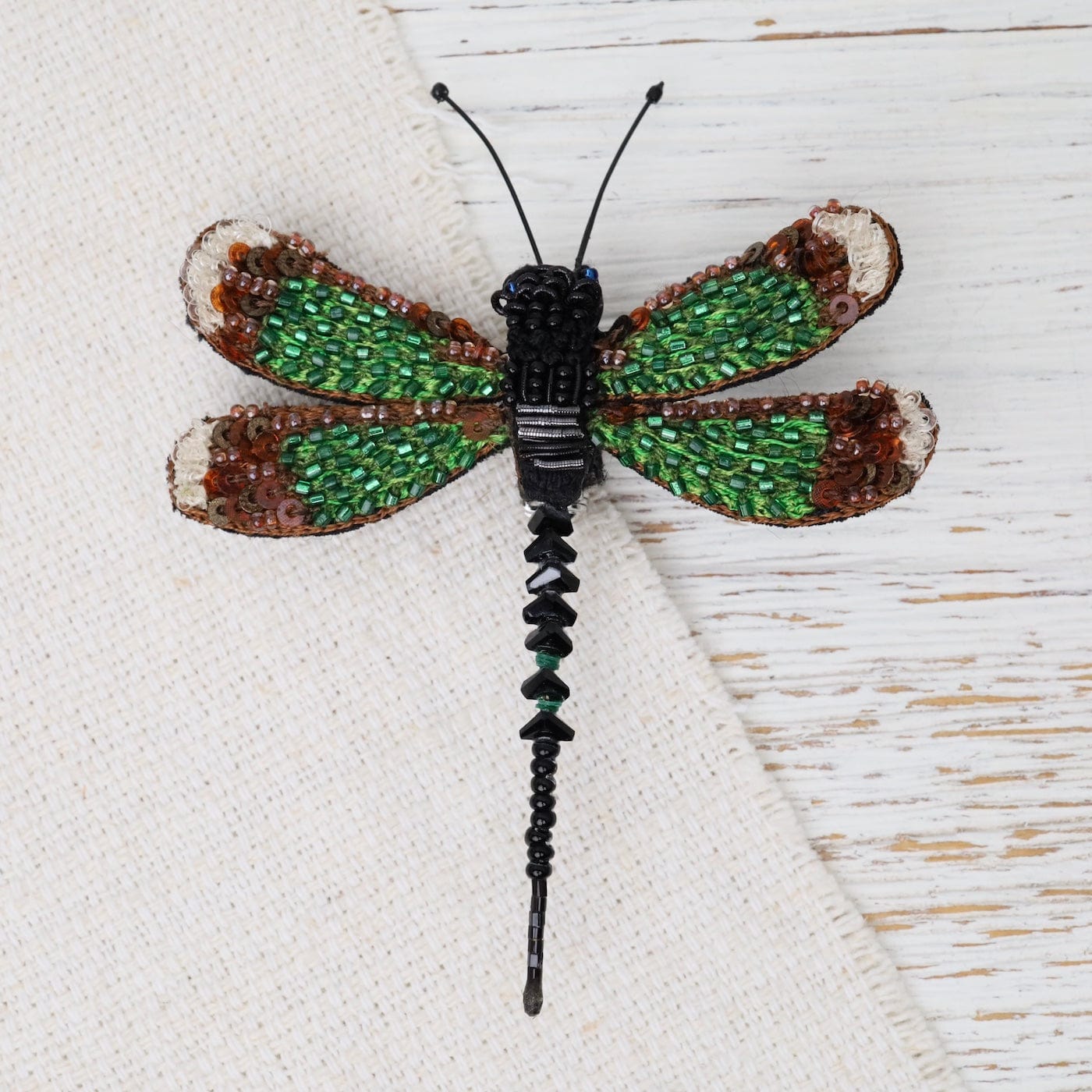 PIN Banded Demoiselle Brooch Pin