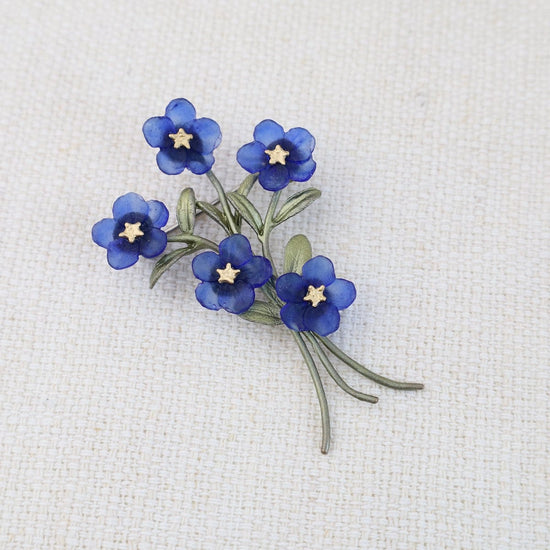 PIN Blue Violet Brooch