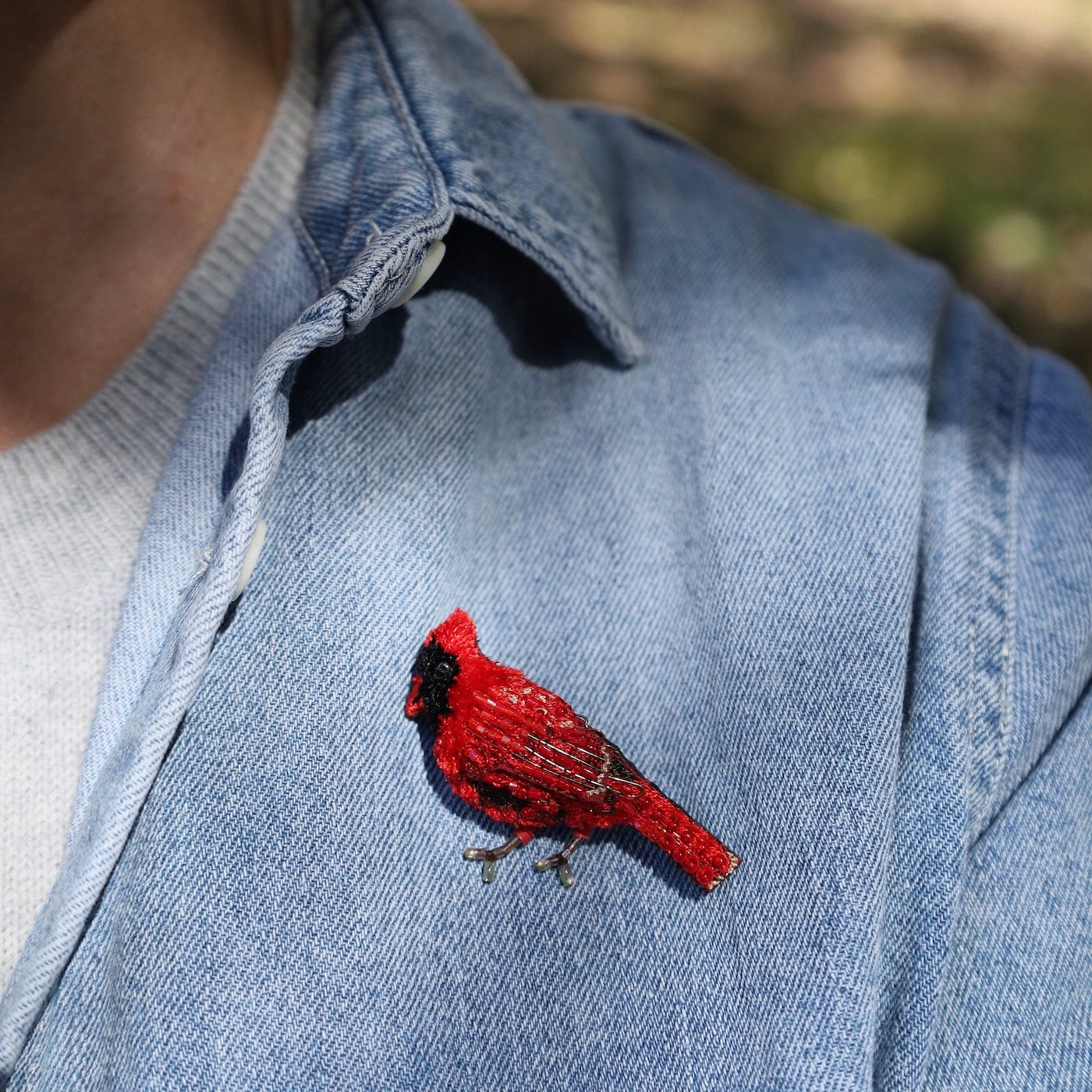 PIN Common Cardinal Brooch Pin
