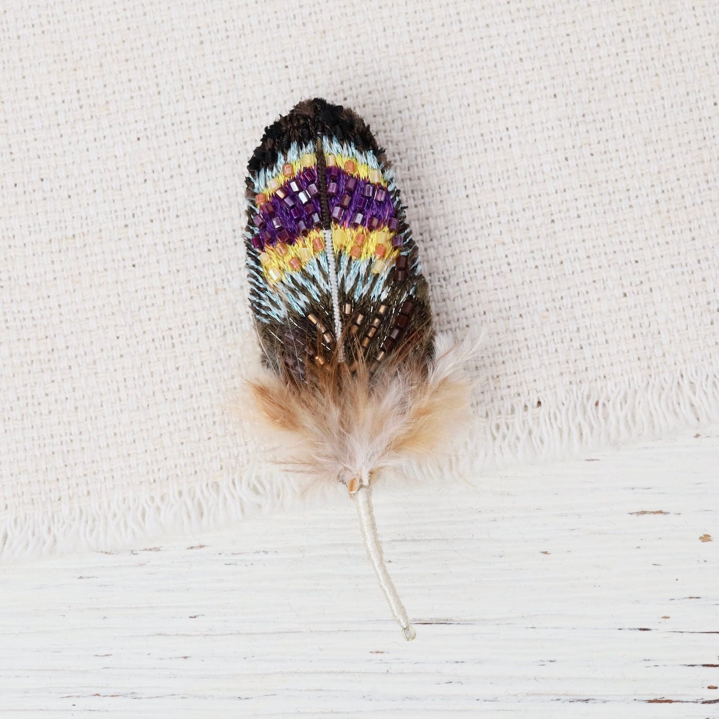 PIN Dove Feather Brooch Pin