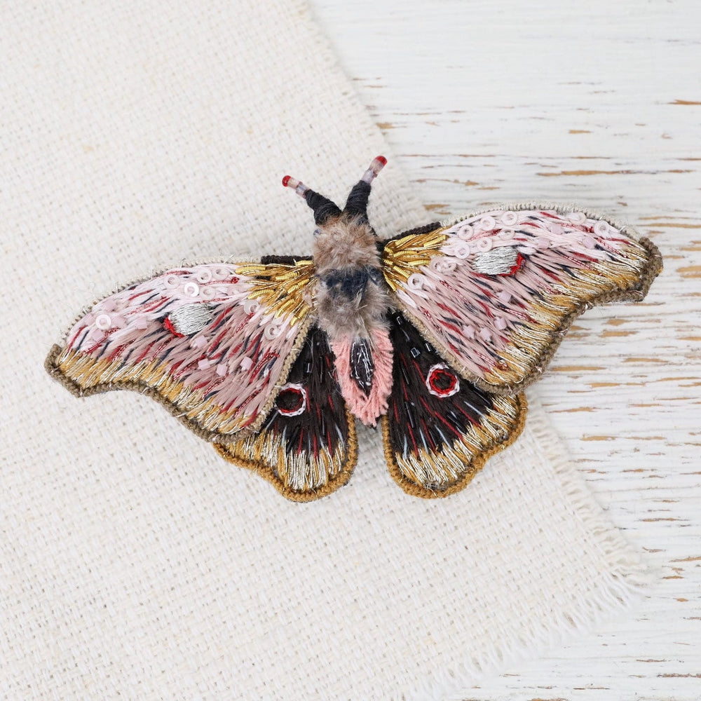 PIN Emperor Mopane Moth  Brooch Pin