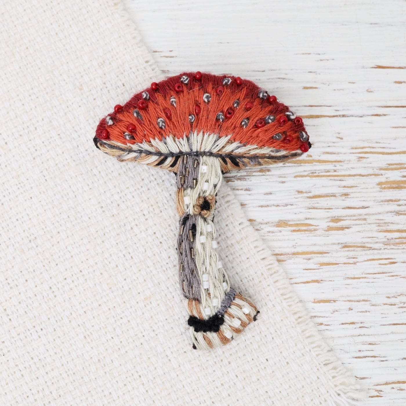 PIN Fly Amanita Mushroom Brooch Pin