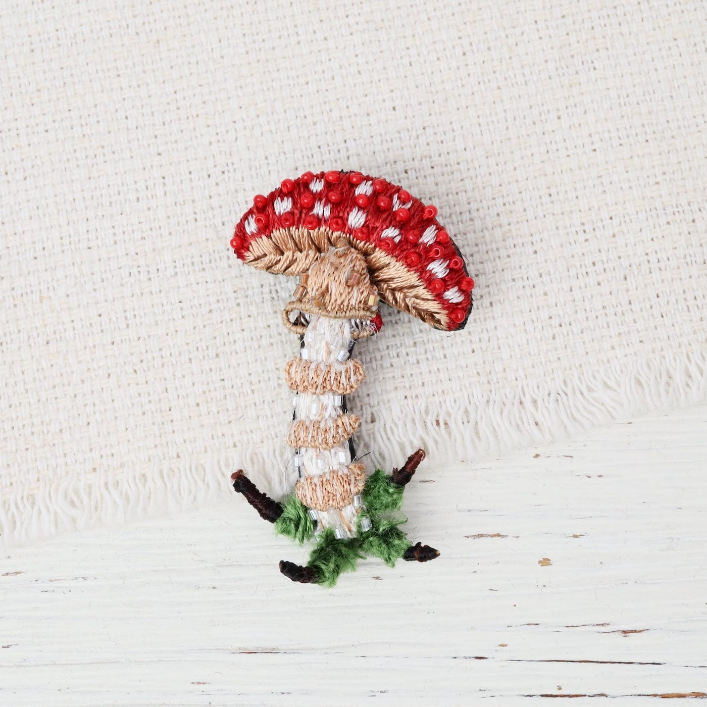 PIN Fly Mushroom Brooch Pin