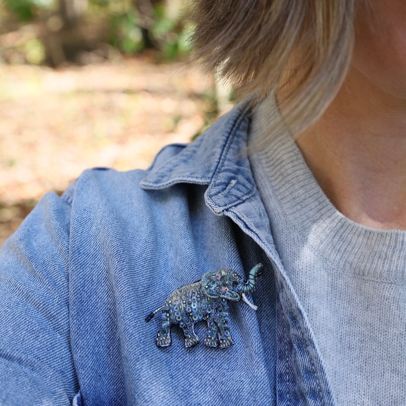 PIN Forest Elephant Brooch Pin