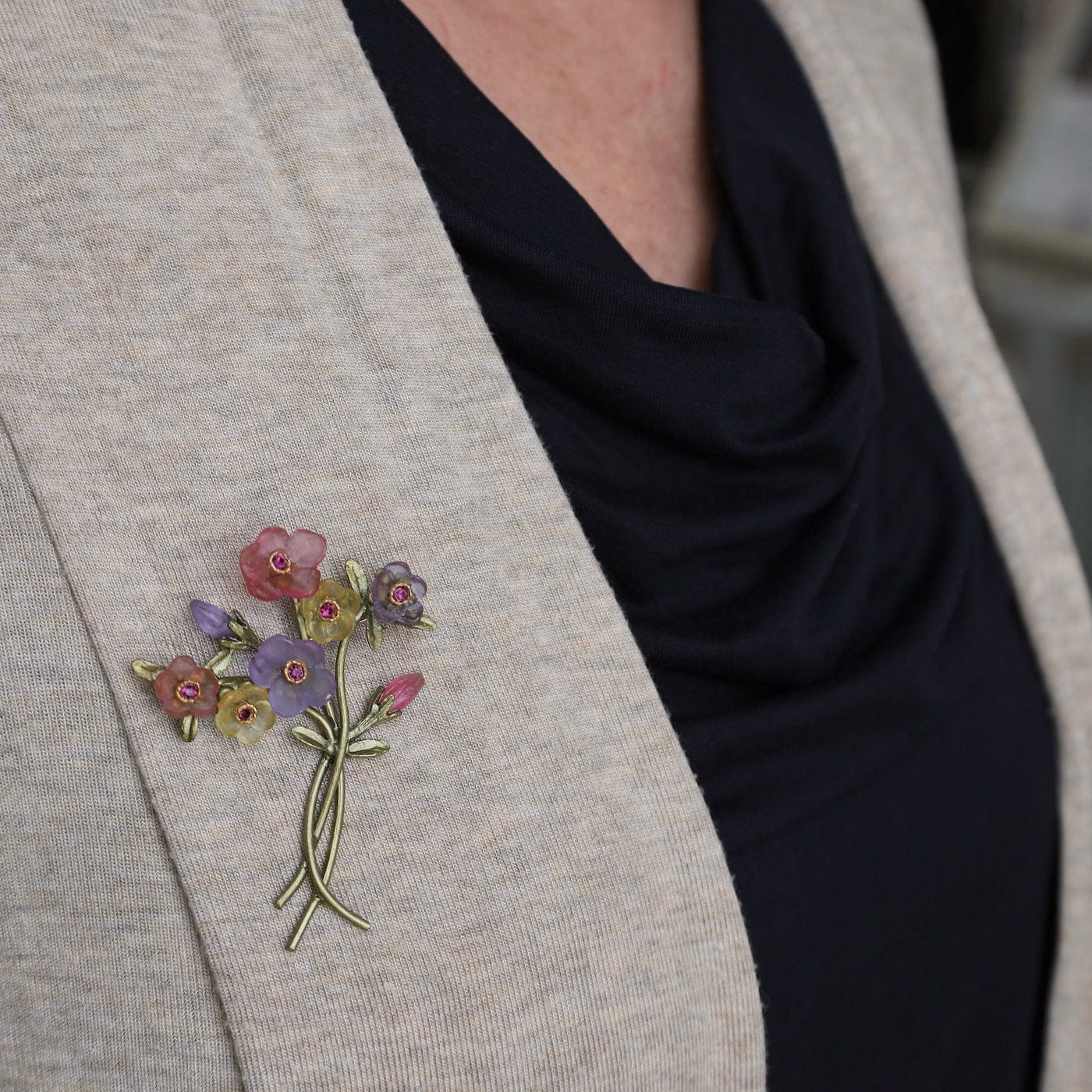 PIN French Bouquet Brooch