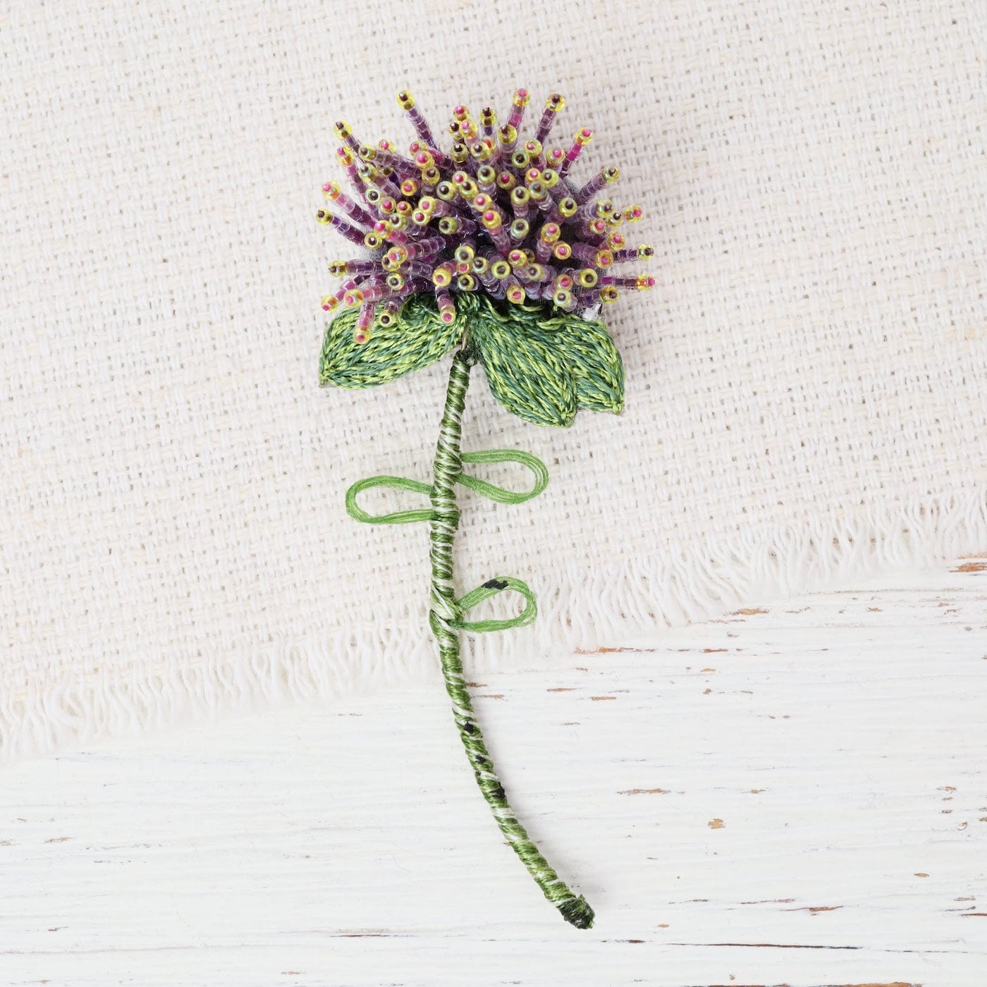 PIN Globe Amaranth Brooch Pin