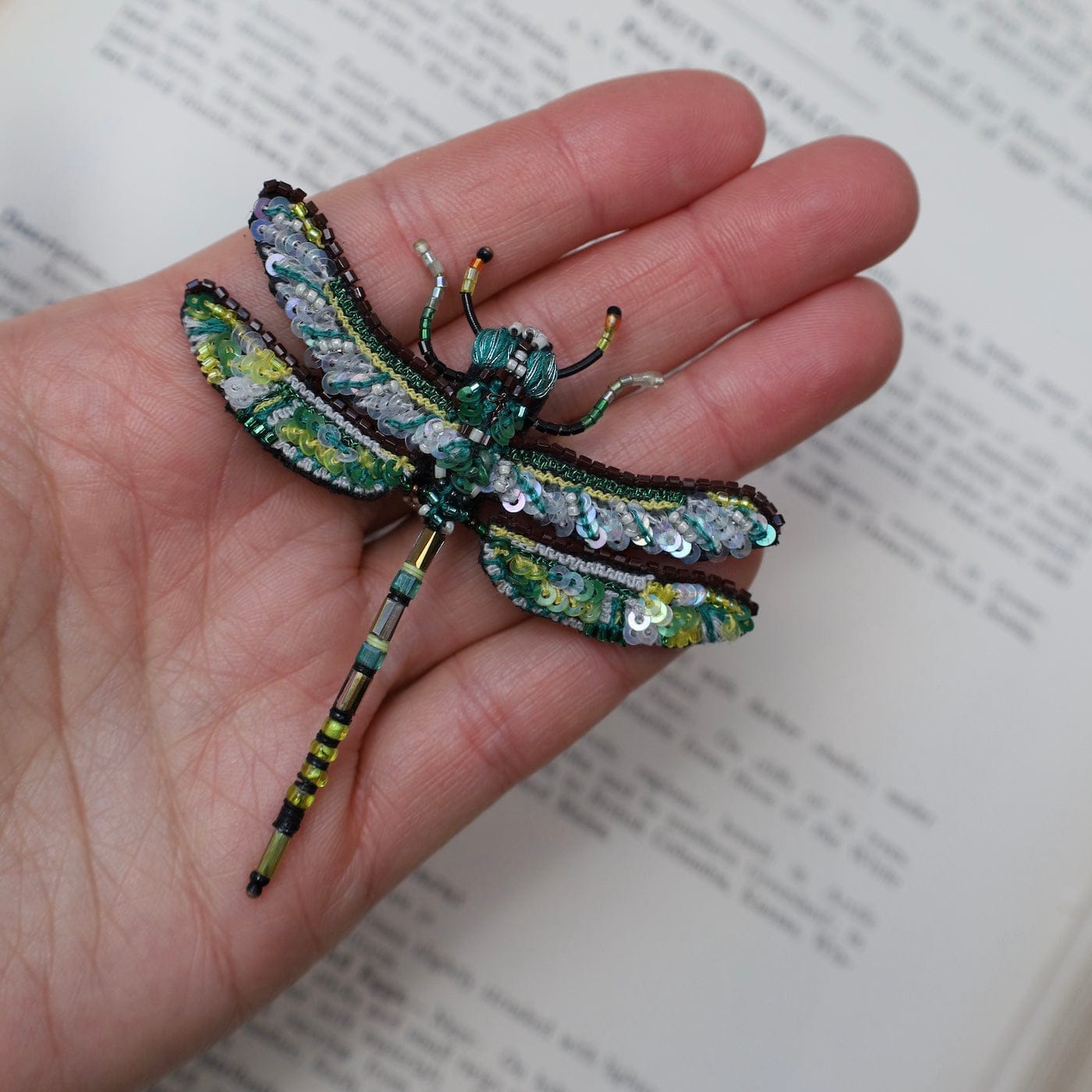 PIN Green Darner Dragonfly Brooch Pin