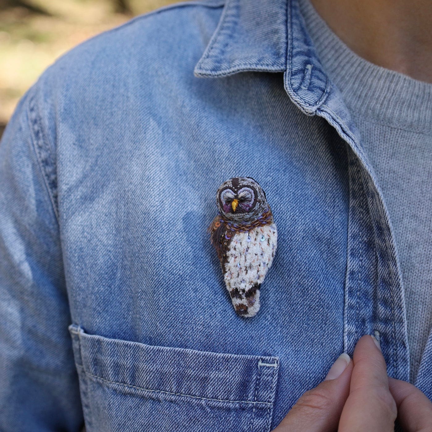 PIN Hoot Owl Brooch Pin