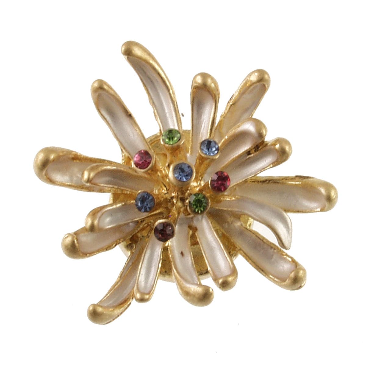 PIN-JM Firewooks Daisy Magnetic Brooch