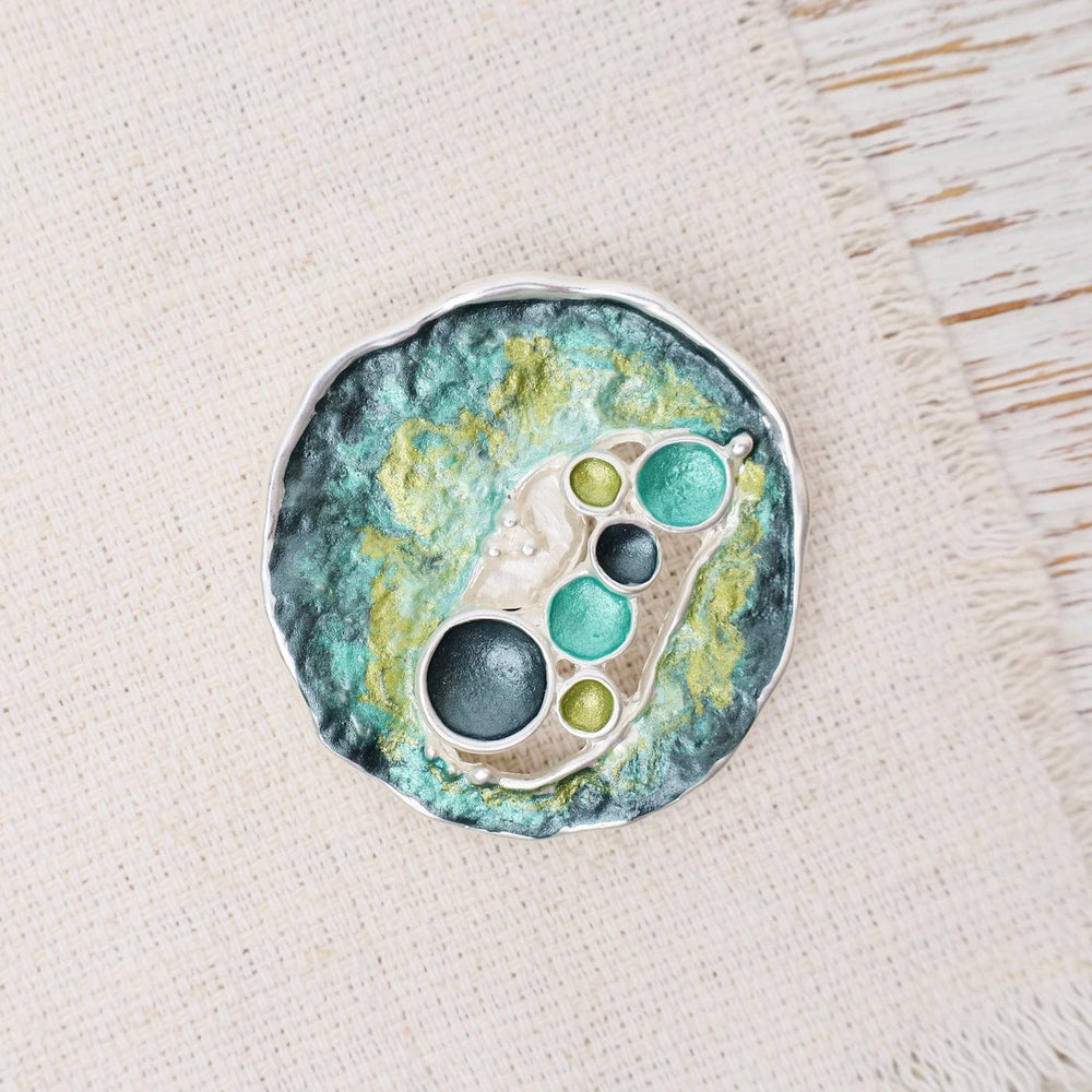 
                      
                        PIN-JM Green Texture Magnetic Brooch
                      
                    