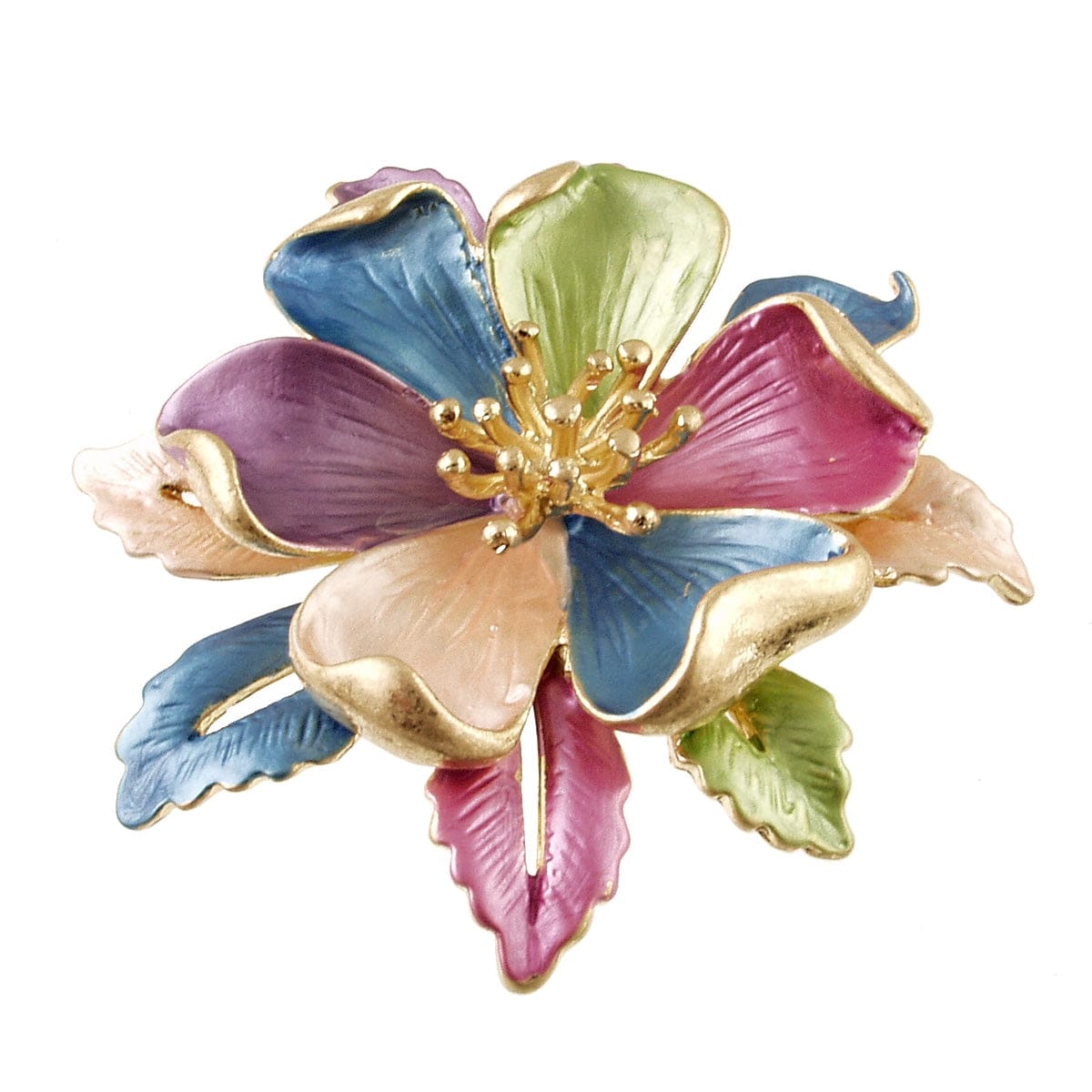PIN-JM Prismatic Blossom Magnetic Brooch