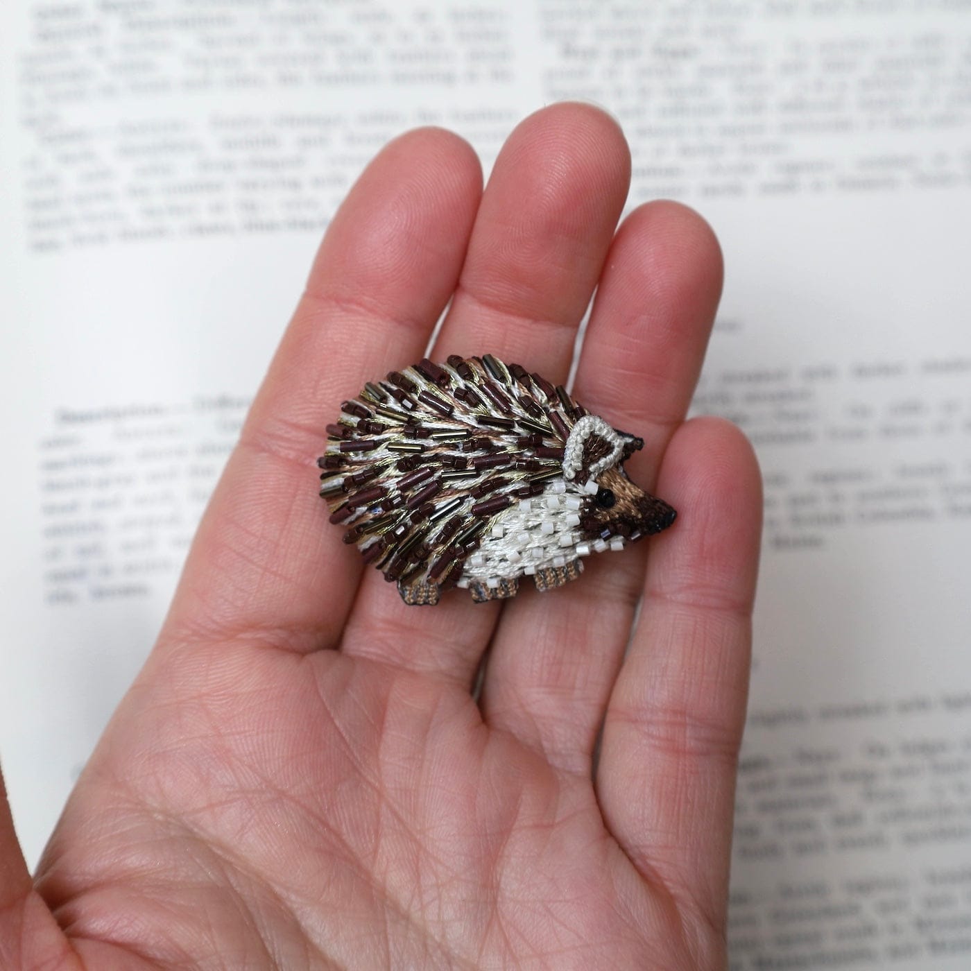 PIN Long-eared Hedgehog  Brooch Pin