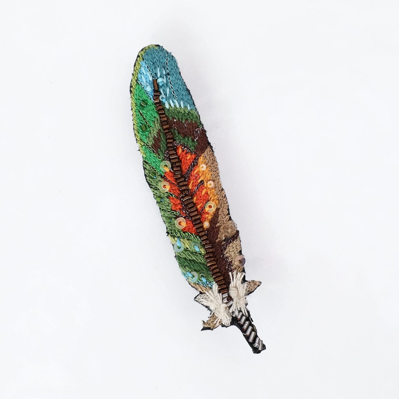 PIN Love Bird Feather Brooch Pin