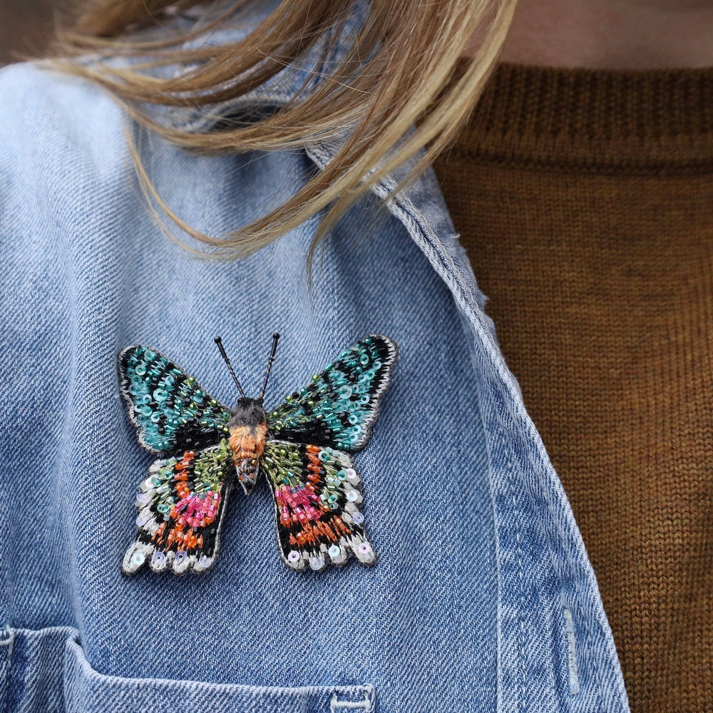 PIN Madagascar Sunset Moth Brooch Pin