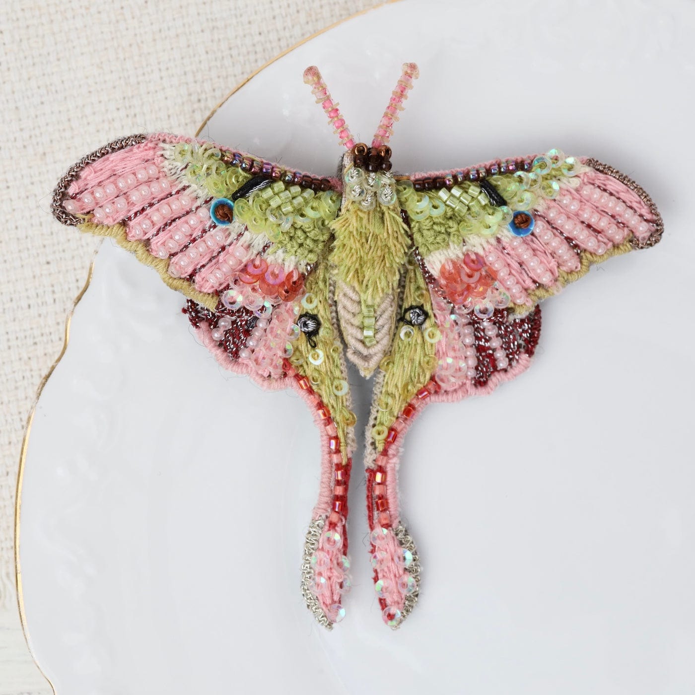 PIN Moon Moth Brooch Pin