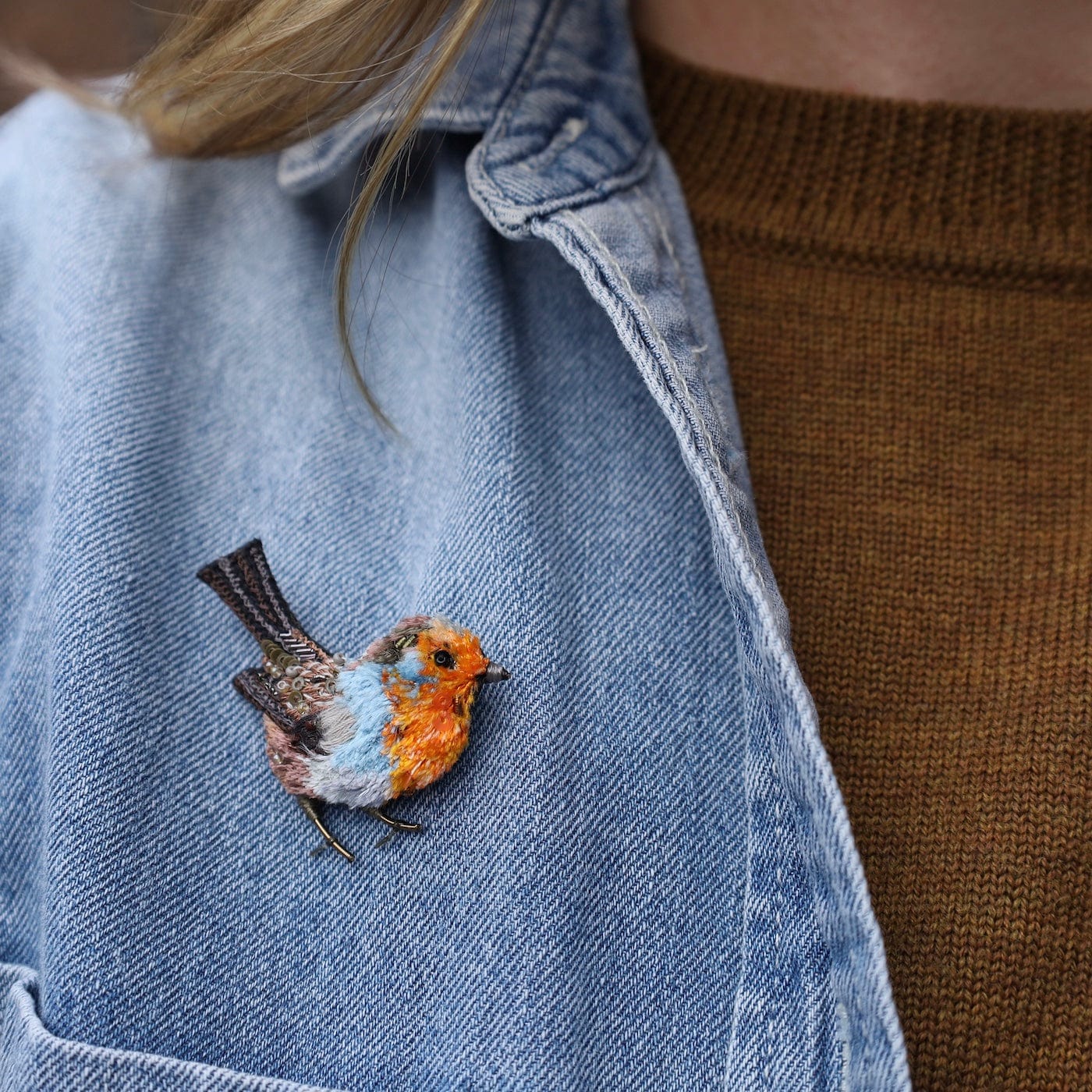 PIN Robin Red Breast Brooch Pin