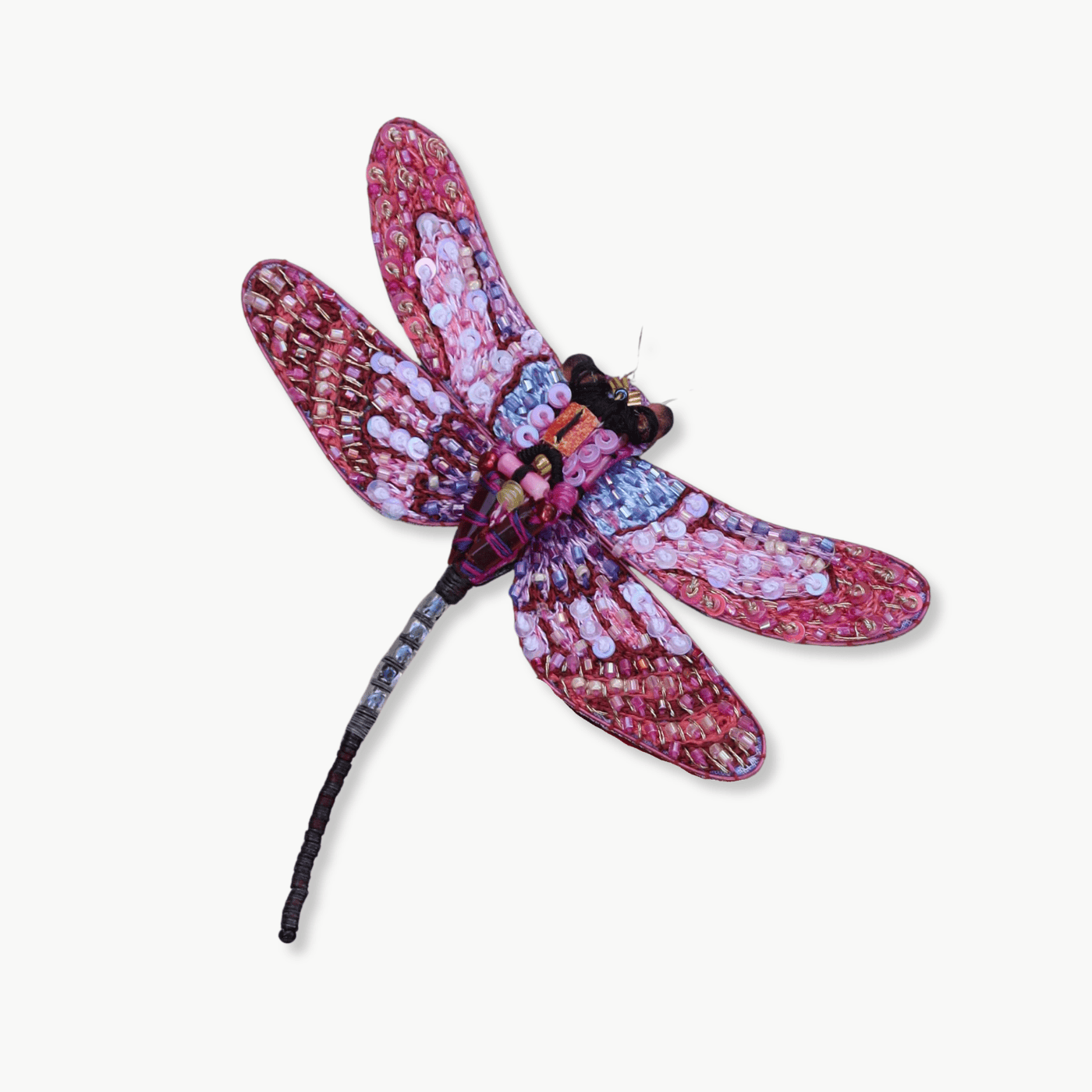 PIN Roseate Skimmer Dragonfly Brooch Pin