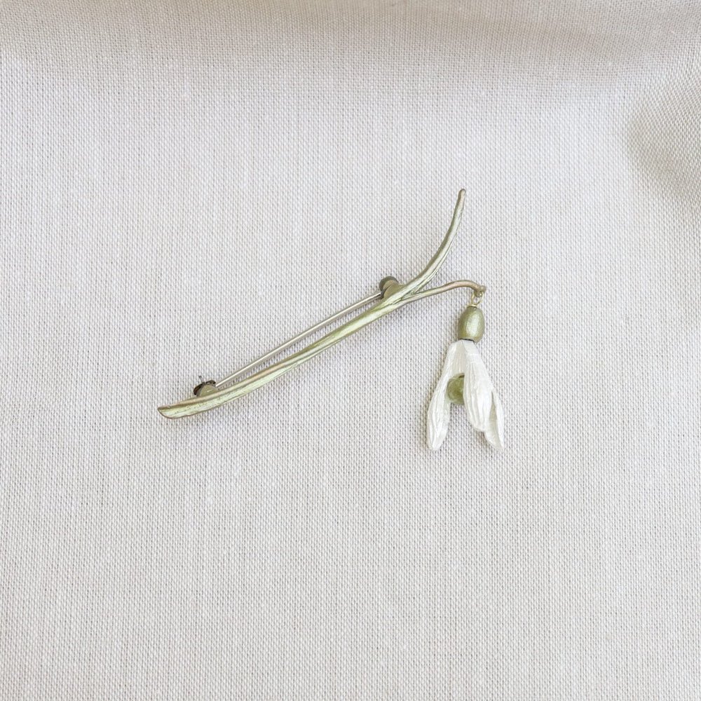 PIN Snowdrops Dainty Brooch