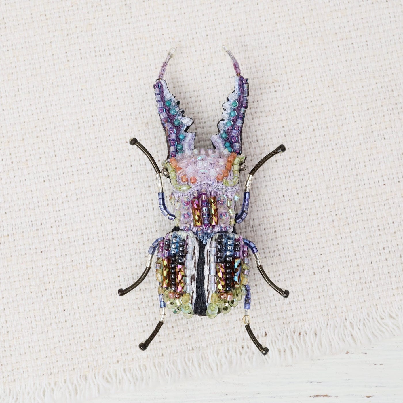 PIN Stag Pincer Beetle Brooch Pin