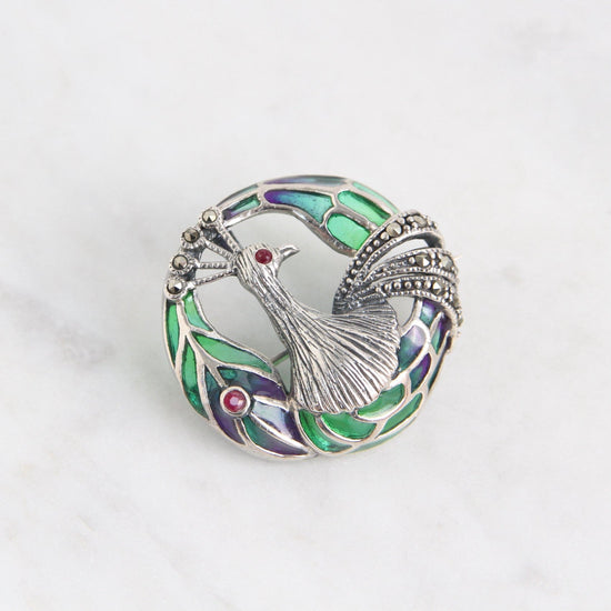 Sterling Silver Peacock Ring – The Chandi Studio