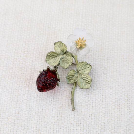 PIN Strawberry Brooch