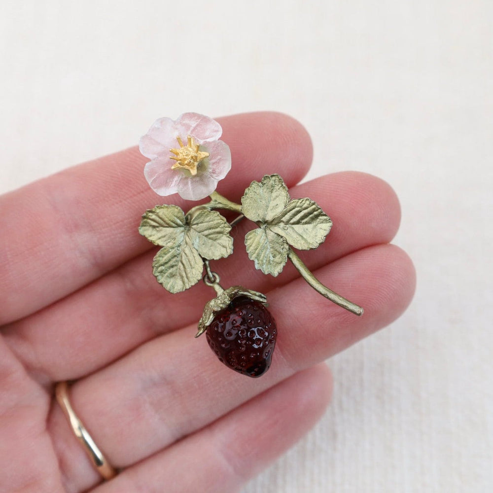 PIN Strawberry Brooch