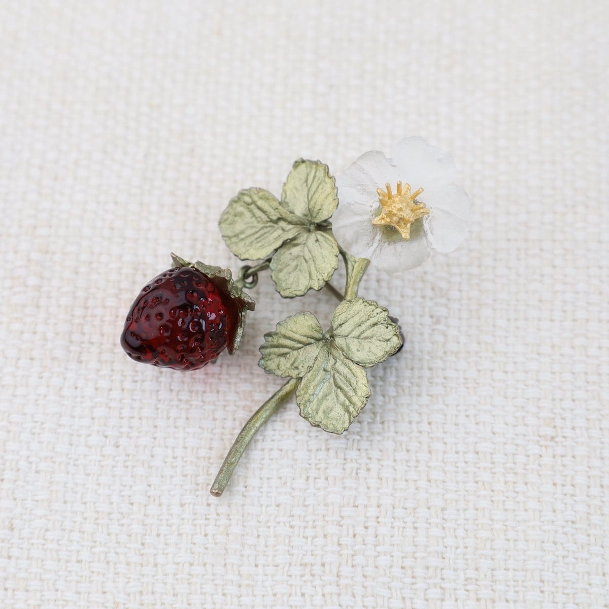 PIN Strawberry Brooch